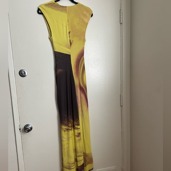 Simkhai Acacia Ruched Dress In Luminary Print - Picture 9 of 11